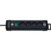 Brennenstuhl brennenstu 4007123627608 - Power Strip BRENNERSTUHL Premium, 4 sockets, Clip, 1.