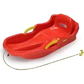 Jamara Bob "Snow Play Bob Comfort 80 cm, mit Bremse", rot, Schlitten, KinderB:46,5cm H:22cm L:80cm, Kunststoff, Bob, Made in Europe, B:46,5cm H:22cm L:80cm