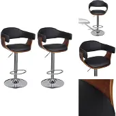 vidaXL Barhocker 2 Stk. Kunstleder - Barhocker