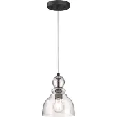 WESTINGHOUSE Hängeleuchte Fiona, bronzefarben geölt, Ø 18 cm