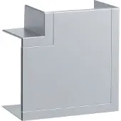 Hager BR651005HLAN Flachwinkel schnittkaschierend zu BR/H/N/A/S 68x100mm OT 80mm hfr lackiert alu