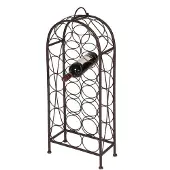 Ambiente Haus Flaschenhalter "Flaschenständer kl. 85cm- antikbraun", braun (antikbraun), B:32cm H:85cm L:32cm, Eisen, Flaschenhalter, Flaschenhalter