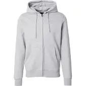 Element - Hoodie - Icon Embroidery Zipped Sweatshirt Mid Grey Heather für Herren aus Baumwolle - Größe S - Grau