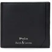 Ralph Lauren für Herren. 405963229001 CN Leder Portemonnaie schwarz (OSFA), Lässig