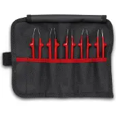 Knipex Universalpinzetten-Set Präzisionspinzetten Kunststoffpinzette ESD SMD