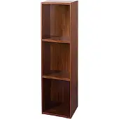 VCM Standregal "Holz Stand Regal Aufbewahrung Deko Bücher Mendas 3", braun (kern, nussbaum), B:34cm T:30cm, Regale, Standregal