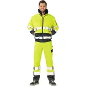 Planam Warnschutz Comfortjacke 2047 Gr. L gelb/marine