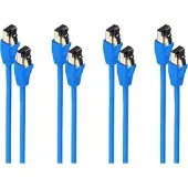 Shiverpeaks BS08-41051-4, 5 m, Cat8.1, F/FTP (FFTP), RJ-45, RJ-45, Blau