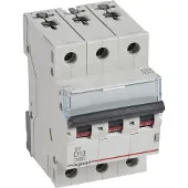 Legrand 403754 TX3 Leitungsschutzschalter D-Charakteristik, 13A, 3-polig, 6kA, 400VAC, 3TE