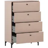 Schildmeyer Kommode Smash 701904, apricot, 80,1 x 40 x 116,7 cm