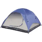 Pro-Tec Campingzelt 'Bergeijk' Kuppelzelt 213x213x130cm Blau/Beige