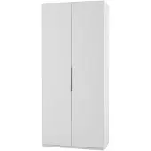 Wimex Kleiderschrank "Level by fresh to go", weiß, B:100cm H:216cm T:58cm, Schränke, Kleiderschrank, ohne Schubladen