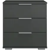 Wimex Nachtkommode "Easy", grau (graphit), B:52cm H:58cm T:38cm, Sideboards, Nachtkommode
