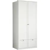 Wimex Kleiderschrank "Filou", weiß, B:90cm H:198cm T:58cm, Schränke, Kleiderschrank