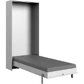 Wimex Schrankbett "Juist Schrankklappbett Gästebett", weiß, H:213cm, Schrankbetten, Schrankbett, vertikal klappbar, 3 Liegeflächen, mit Lattenrost, Made in Germany
