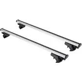 G3 Dachträger Aluminium 145 cm für offene Schienen, 2er Set, 75 kg Traglast
