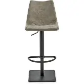Mayer Sitzmöbel Barhocker MAYER SITZMÖBEL "Bar- und Tresenhocker myTOBY", braun (vintage schlamm), B:43cm H:53cm T:39cm, Hocker, Barhocker, Gepolsterte Sitzschale Rautensteppung