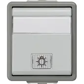 Siemens 5TA4726 DELTA fläche IP44 AP Wechselschalter mit Fenster, Schriftfeld und LED-Einsatz