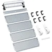Hager VZ60MME Multimedia Ausbaupaket, volta, 5reihig, ohne Tür, E-Dat Modulträger