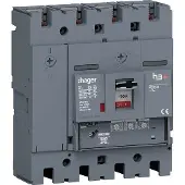 Hager HNT161GR Leistungsschalter h3+ P250 LSnI 4P4D N0-50-100% 160A 40kA FTC