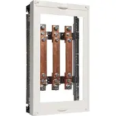 Hager UE31SS630 Wandlerbaust, UniN, 450x250mm, für Primärlaschen 180mm, Lochabstand 150mm