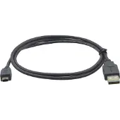 Kramer USB-A (M) to USB Mini-B 5-pin (M) 2.0, 0.9m, 0,9 m, USB A, Mini-USB B, USB 2.0, Männlich/Männlich, Schwarz