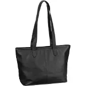 The Chesterfield Brand Laptoptasche Schultertasche mit Laptopfach Monza Shopper Black schwarz