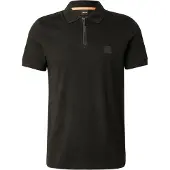 BOSS Poloshirt "Passerzip Regular Fit Zipper" Zip Classic Stretch Pique Polo, pflegeleicht