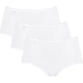 Sloggi Midislip "24/7 Cotton" Spitze, blickdicht, weiche Baumwollmischung