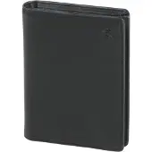 Esquire Leder Ausweisetui Logo ID Case Black schwarz