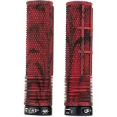 Dmr Lenkergriffe Brendog FL Death, Grip A20/soft 133 mm / 133 mm, Marble - Rot Schwarz
