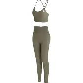 Yeaz CHARM Bekleidungsset Damen, ultra-soft & dehnbar, stylisch, mit Racerback-Top und hochgeschlossener Leggings