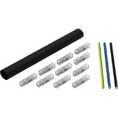 Wago 207-5485/316-000 Leitungsreparatur-Set,für Mantelleitungen,Durchgang,schwarz 2075485316000