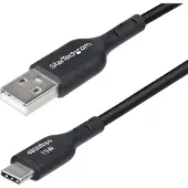 StarTech.com .com 1m USB-A auf USB-C Ladekabel, USB-A auf Typ-C Schnellladekabel, 3A, USB 2.0 Datenübertragung, Schwarz, Stecker auf Stecker, 1 m, USB A, USB C, USB 2.0, 0,48 Gbit/s, Schwarz