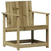 The Living Store Gartenstuhl 62x56x77 cm Kiefernholz Imprägniert