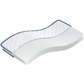 vidaXL Memory-Schaum-Matratze 90x190x17 cm Weich Weiß