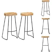 vidaXL Gavin Barhocker 2 Stk. Massivholz Mango - Barhocker