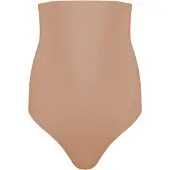 Magic bodyfashion Shapingstring "Maxi Hi-Thong", Damen, Gr. 4XL, braun (mocha), Obermaterial: 71% Polyamid, 29% Elasthan, unifarben, körpernah, Unterhosen Shapingstring, Maximalgrößen von S bis 4XL