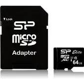 Silicon Power Ellite, 64 GB, MicroSDXC, Klasse 10, UHS-I, 85 MB/s, Class 1 (U1)