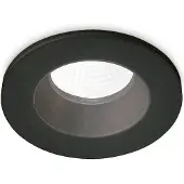 Ideal Lux Moderner Einbau-Spot Room-65, Aluminium, Schwarz, LED, 8W, 3000K, warmweißes Licht