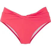 LASCANA Bikini-Hose "Lolo", Damen, Gr. 34, N-Gr, orange (koralle), Recycling-Polyamid, unifarben, Badehosen Bikini-Hose, mit modischer Bündchen-Form