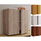 VCM Kommode "Holz Kommode Sideboard Anrichte Vandol 1 Drehtüren", braun (buche), B:70cm T:36cm, Sideboards, Kommode