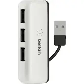 Belkin USB 2.0 HUB, 1:4, SLIM, PASSIV, black