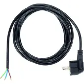 Bachmann Zuleitung H05VV-F 3G1,0 3m, schwarz, Unverpackt