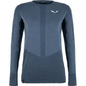 Salewa Zebru MED Warm AMR W Long Sleeve Tee dark denim (8670) 40