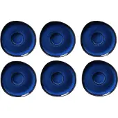 Villeroy & Boch Untertasse "Kaffeeuntertasse Lave ø 15,2 cm", blau (bleu), LIKE. BY , Speiseteller, Untertasse