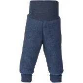 Engel - Baby Hose mit Nabelbund - Fleecehose Gr 50/56 blau