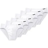 Schiesser Herren Slip 6er Pack - Supermini, Rio-Slip, Essentials, Cotton Stretch