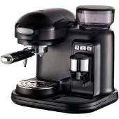 Ariete MODERNA Siebträger-Espressomaschine mit Mahlwerk schwarz