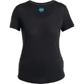 Icebreaker W Mer 125 Cool-lite Sphere III Short Sleeve Scoop black (IB001) XS